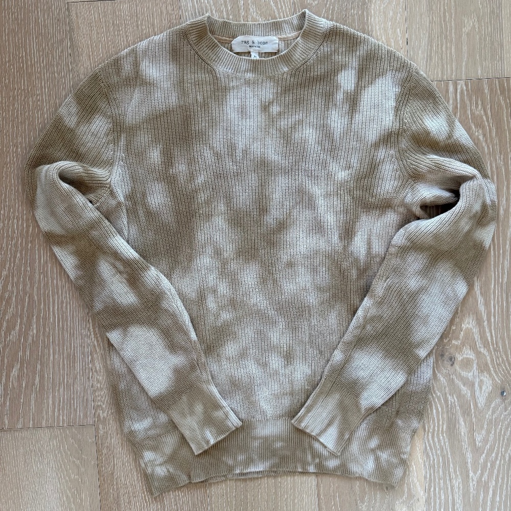 Rag & Bone Dexter Tie Dye Cotton Crew